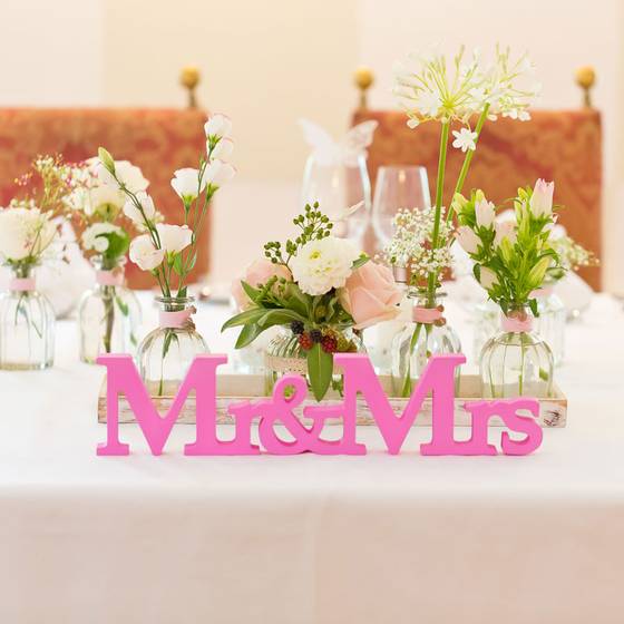 Seat for the bride and the bridegroom