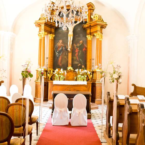 Hochzeitskapelle im Hotel Schloss Obermayerhofen