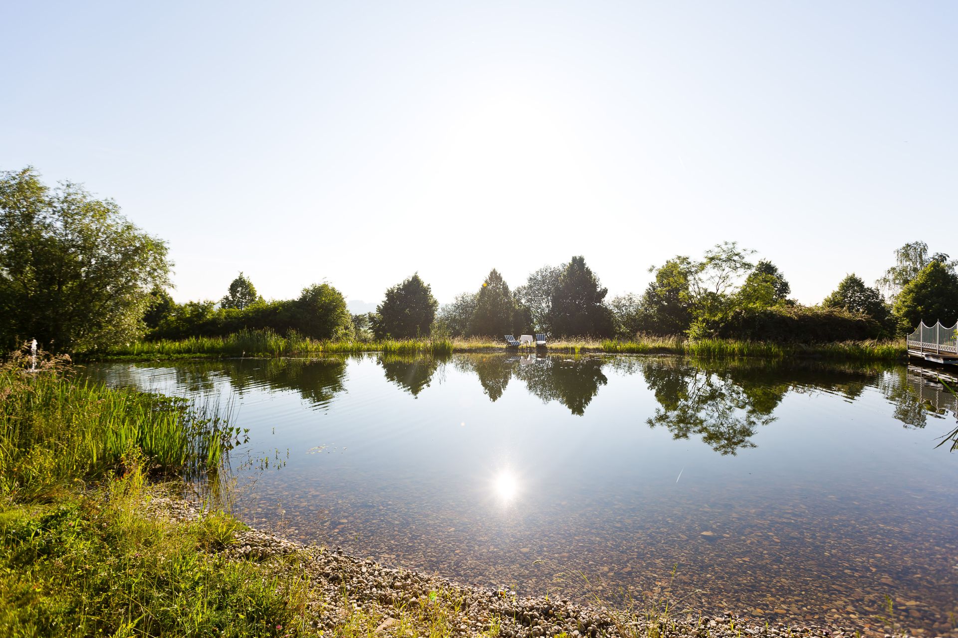 Teich beim Schloss Obermayerhofen (c) Orange Foto 